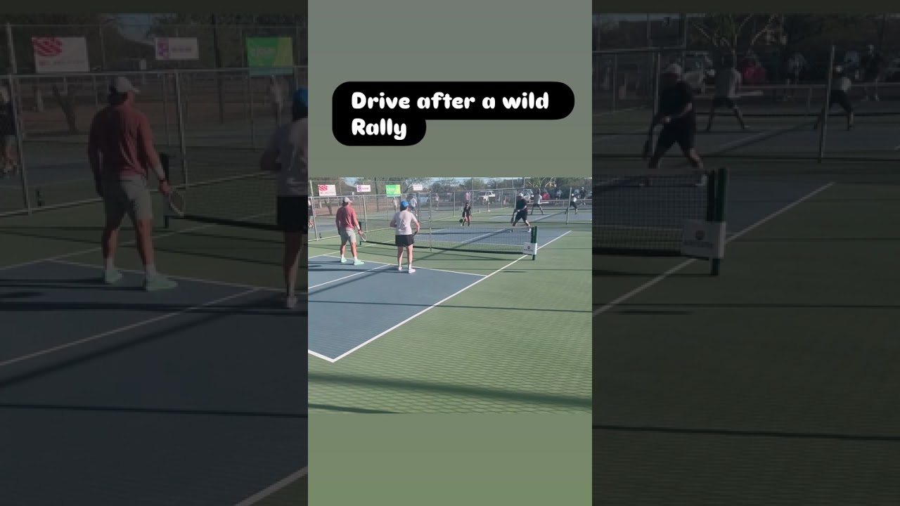 Wild Rally #Pickleball #PickleballHighlights #PickleballLife #Shorts #YouTubeShorts