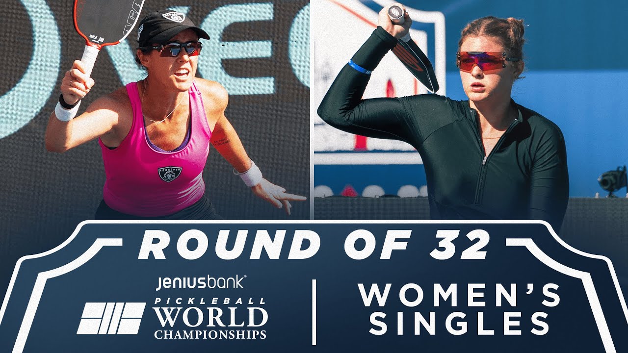 Kaitlyn Christian v Cailyn Campbell at the Jenius Bank Pickleball World Championships