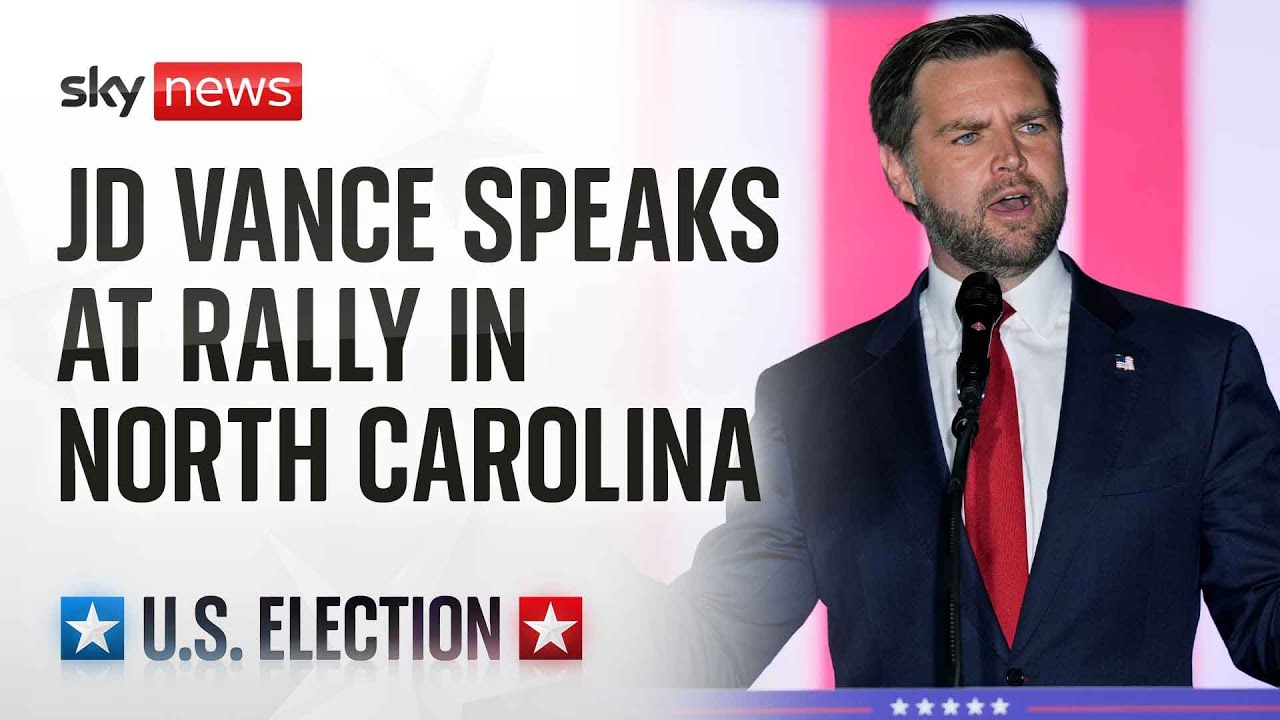 Watch live: Republican Vice President candidate Senator JD Vance holds a campaign rally