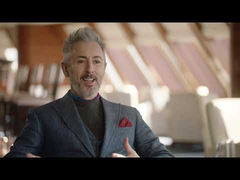 Alan Cumming prepares for a Transatlantic Crossing in Queen Mary 2's Royal Court Theatre on Thursday, Jan. 3, 2019 in Brooklyn, N.Y. Alan Cumming prepares for a Transatlantic Crossing in Queen Mary 2's Royal Court Theatre on Thursday, Jan. 3, 2019 in Brooklyn, N.Y.
