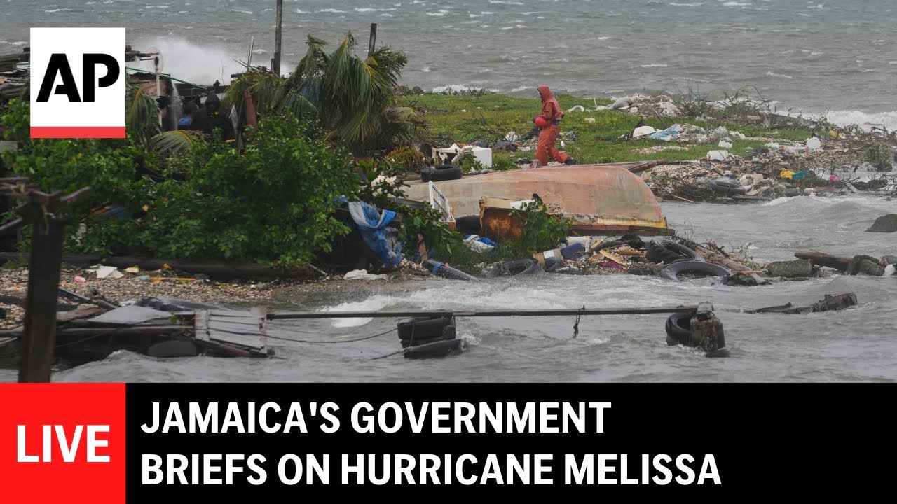 LIVE: Jamaica's government briefs on Hurricane Melissa