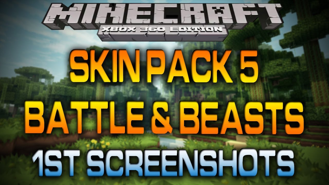 Minecraft Xbox 360 New Skin Pack 5 Info And Screenshots Battle