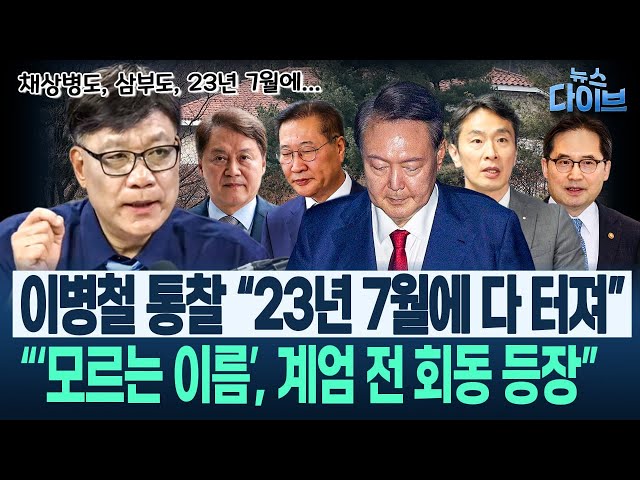 이병철 “윤석열 부부가 후계자로 만들려고... 내가 원희룡 직속 후배라 잘 안다, 그를 잡아야 김건희로 올라가”(권태호,신인규,이병철) | 뉴스 다이브 0715 클립3