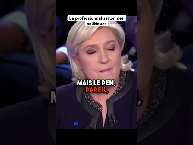 La professionnalisation des politiques #actualités