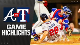 Braves vs. Rangers Game Highlights (7/26/25) | MLB Highlights