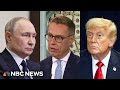 Putin should realize Trump is ‘running out of patience,’ says Finnish President