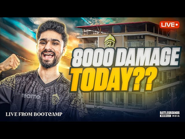 LIVE FROM GODLIKE BOOTCAMP | CAN I BREAK MY 58 SOLO KILLS RECORD? | BGMI LIVE