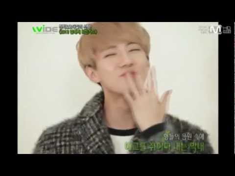 130116 EXO Mnet WideNews - Sehun Gwiyomi cut