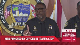 WATCH: Jacksonville Sheriff answers questions about viral traffic stop turned violent arrest