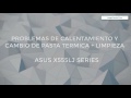 ASUS X555L Series Cambio de Pasta Termica (Asus X555L Disassembly CPU GPU Thermal Paste Replacement)