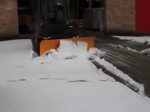 British Heavy Duty Snow Ploughs & Yard Scraper for Fork Lifts