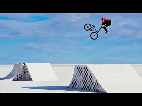 High Altitude BMX Shredding in a Salt Desert