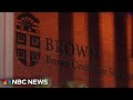 Heightened tensions among Brown University students after classmate was shot in Vermont