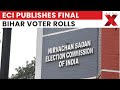 Bihar Elections: ECI Publishes Final Voter Rolls Following Draft Data Verification | NewsX