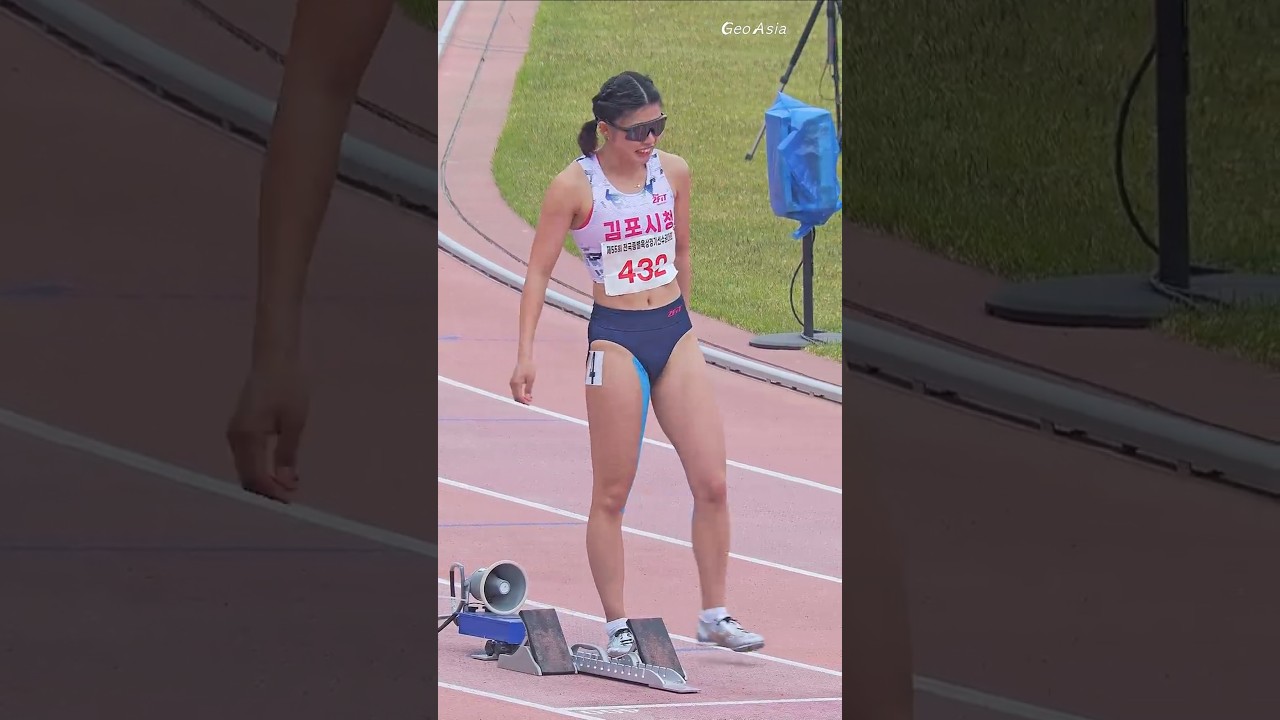 실전 같은 워밍업! 김초은(김포시청) #athletics #김초은 #여자육상 #trackandfield #sportstar #shorts