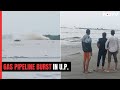 Viral Video: Underwater Gas Pipeline Bursts, Yamuna Water Gushes Up In UP Town
