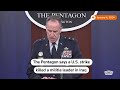 Pentagon says US strike killed militia leader in Iraq | REUTERS