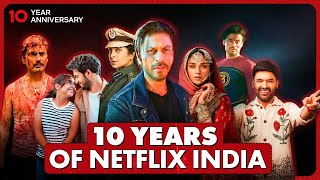 Celebrating 10 years of Netflix India, feat. Shah Rukh Khan