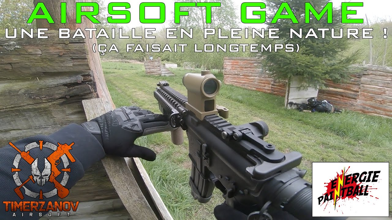 Airsoft Game #22 UNE BATAILLE EN PLEINE NATURE ! 🙌 (Ça faisait longtemps) - (Energie Paintball) [FR]