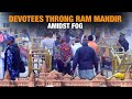 Devotees Throng Ram Mandir Amidst Fog, Cold Weather Conditions | News9