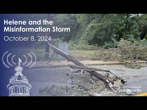 screenshot of youtube video titled Helene and the Misinformation Storm | South Carolina Lede