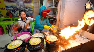 Bánh xèo Miền Trung 12k ngon giòn rụm, Chủ quán làm sạch từ A đến Z bán mấy tiếng là hết ở Sài Gòn