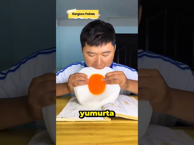 Kitabımdan Çıkan Yemekleri Yedim #korean #shorts #asmr #viralvideo