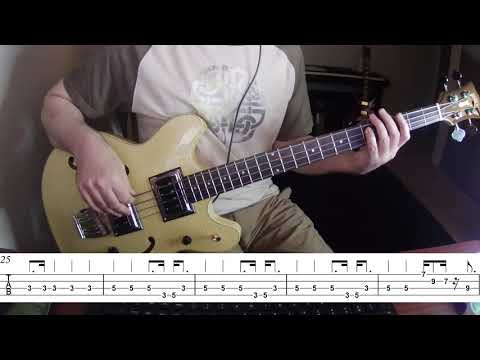 Allman Brothers Midnight Rider Bass Cover with tab