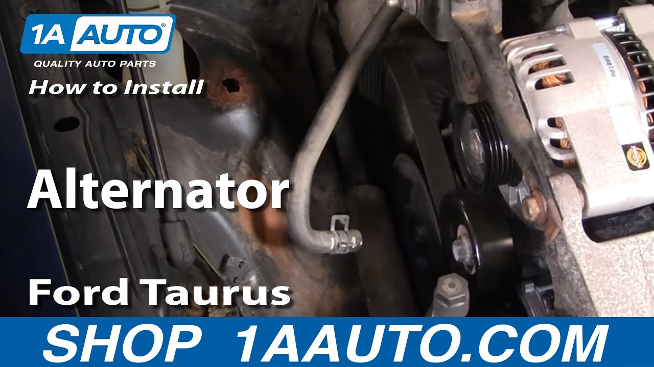 Replacing a starter on a 2001 ford taurus #8