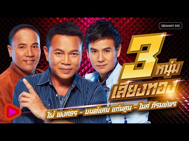 รวมเพลง 3 หนุ่มเสียงทอง ไผ่ พงศธร & มนต์แคน แก่นคูน & ไมค์ ภิรมย์พร [Longplay]