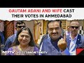 Adani Group Chairman Gautam Adani And Wife Vote In Ahmedabad
