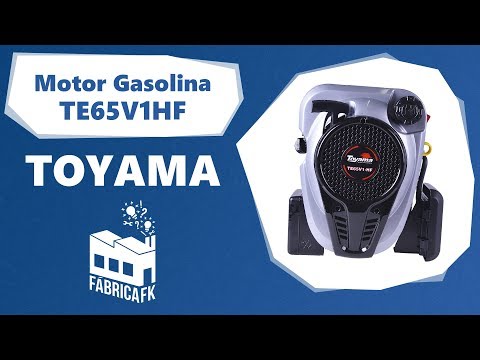 Motor Gasolina 6,5HP 4T Para Rabeta Vertical TE65V1HF Toyama - Vídeo explicativo