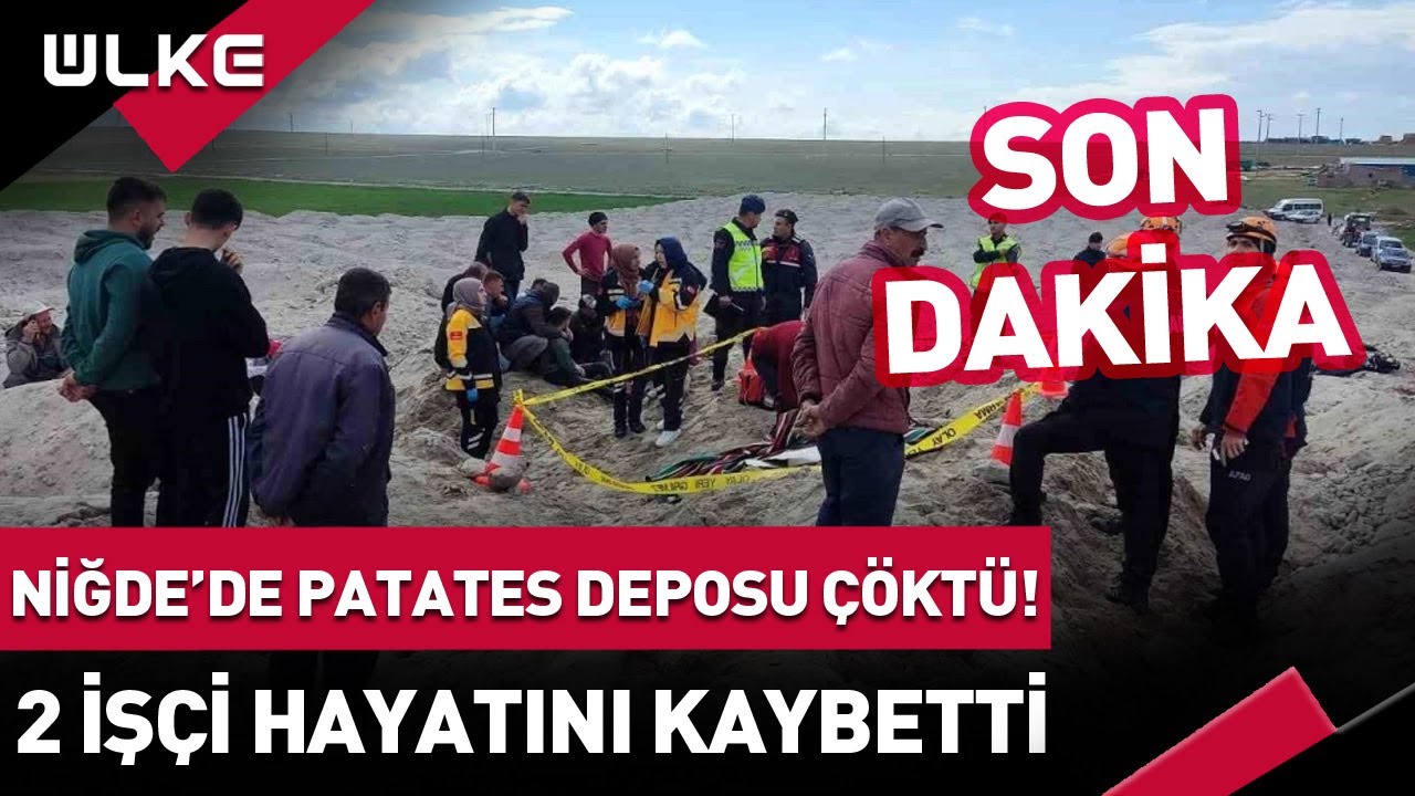 #SONDAKİKA Niğde'de Patates Deposu Çöktü! #haber