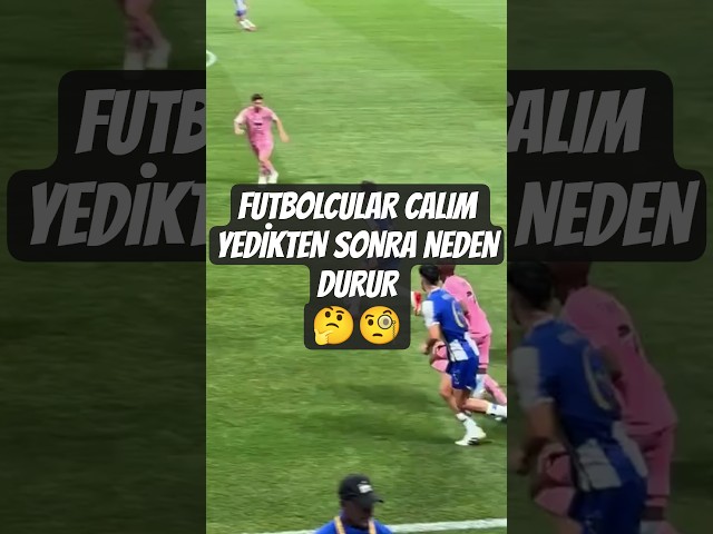 BACAK ARASI YİYEN FUTBOLCULAR NEDEN DURUR ?