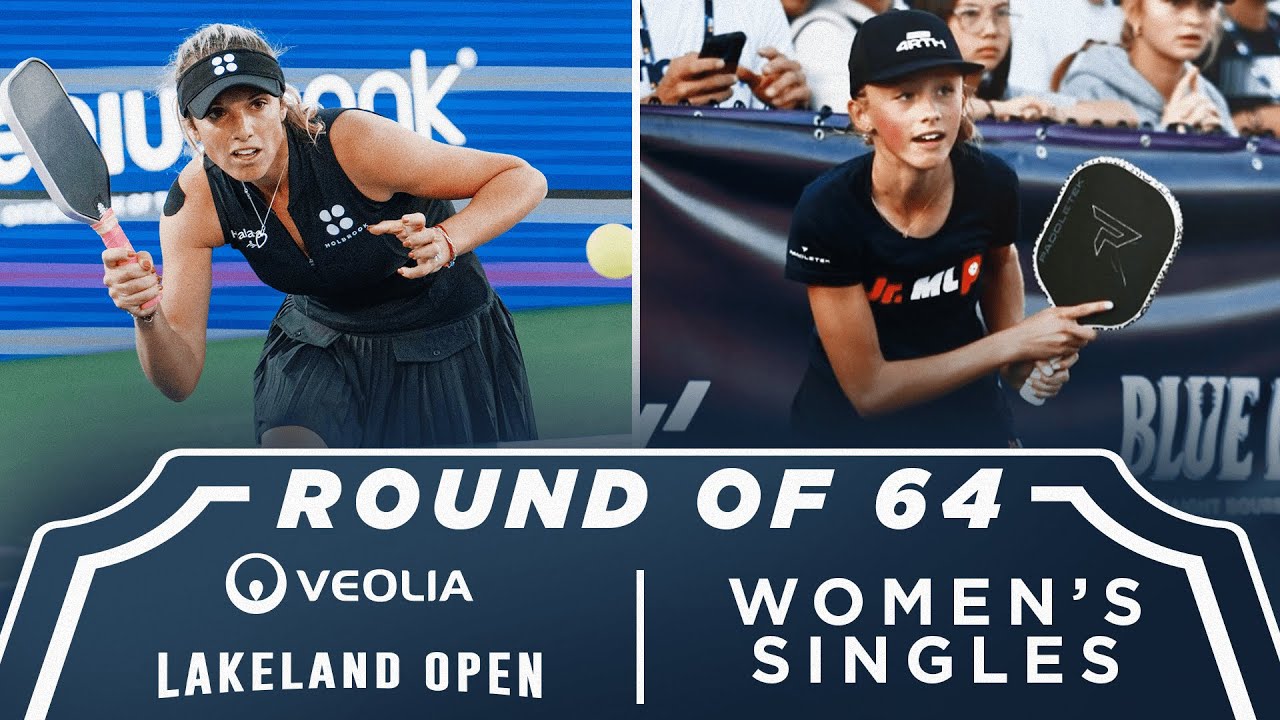 Tamaryn Emmrich v Elsie Hendershot at the Veolia Lakeland Open