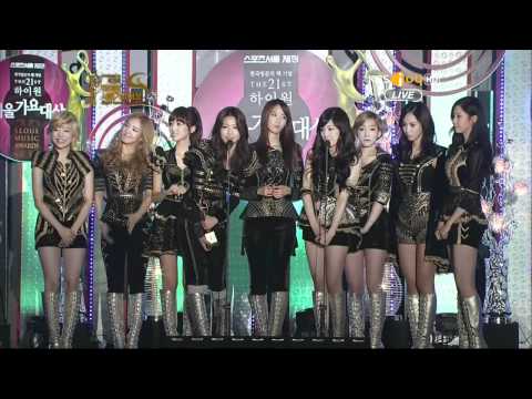 120119 KBSjoy 第21屆首爾歌謠大賞 少女時代 完整Cut