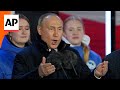Putin attends concert in Moscow on Crimeas annexation anniversary