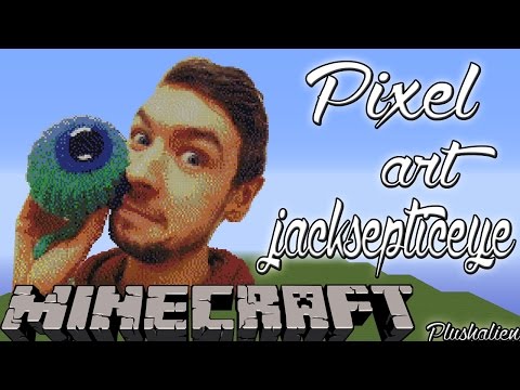 Minecraft Pixel Art SpeedBuild  Jacksepticeye - Xem Video 