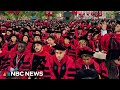 Harvard graduation comes as university faces off with Trump administration in court