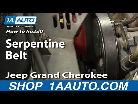 JEEP Grand Cherokee I (ZJ) - 4.0 L (97-98) - Serpentine Belt Replacement