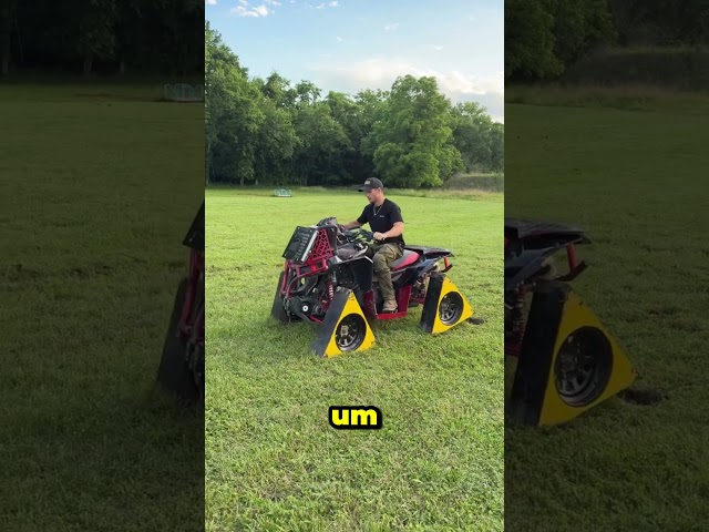Quad mit dreieckigen Reifen