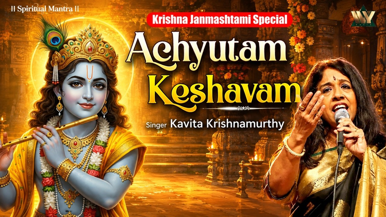Janmashtami Special 2026 - Achyutam Keshavam | अच्युतं केशवं | Krishna Bhajan | Kavita Krishnamurty
