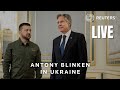 LIVE: US Secretary of State Antony Blinken meets with his counterpart in Ukraine
