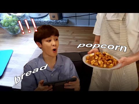 cooking with nct: jaemin's bread popcorn