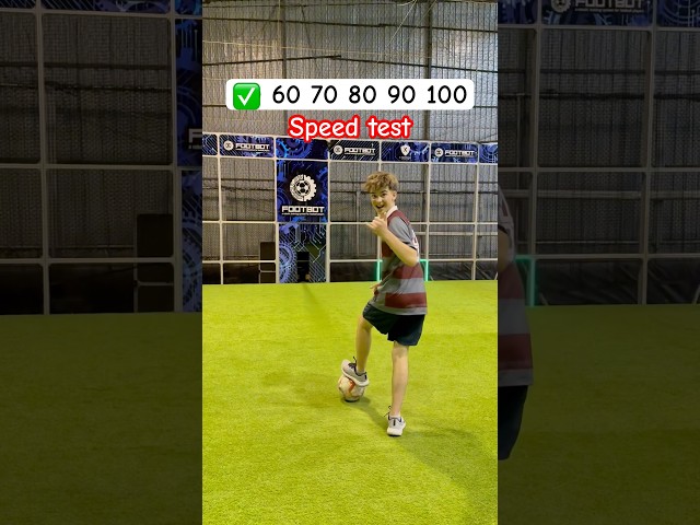 Not a Footballer… But He Beat the Speed Test! ⚡😱