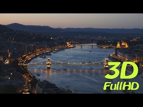 [3DHD] Gellért Hill / Gellért-hegy / Góra Gellerta, Budapest, Hungary / Magyarország / Węgry
