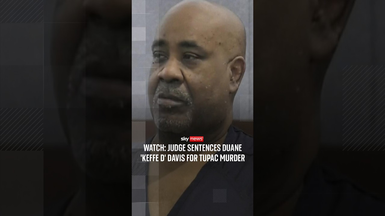 Watch: Judge sentences Duane 'Keffe D' Davis for Tupac murder