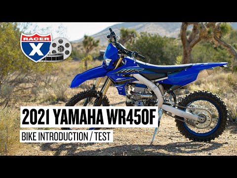 2021 Yamaha WR450F Off-Road Motorcycle Bike Introduction Test - Racer X Films