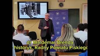 17.03.2025 r po raz kolejny odwiedził naszą szkołę dr Waldemar Brenda- historyk, Radny Powiatu Piski
