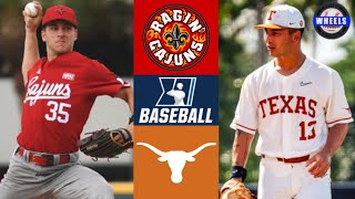 Louisiana vs Texas | Coral Gables Regional Opening Round | 2023 College Baseball Highlights